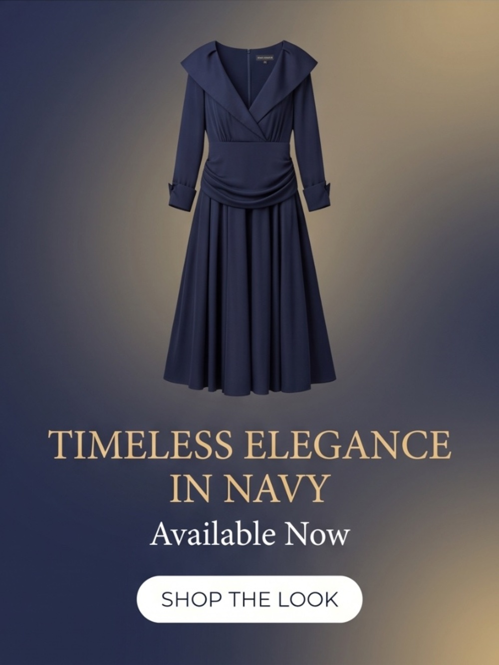 Navy Blue Dress